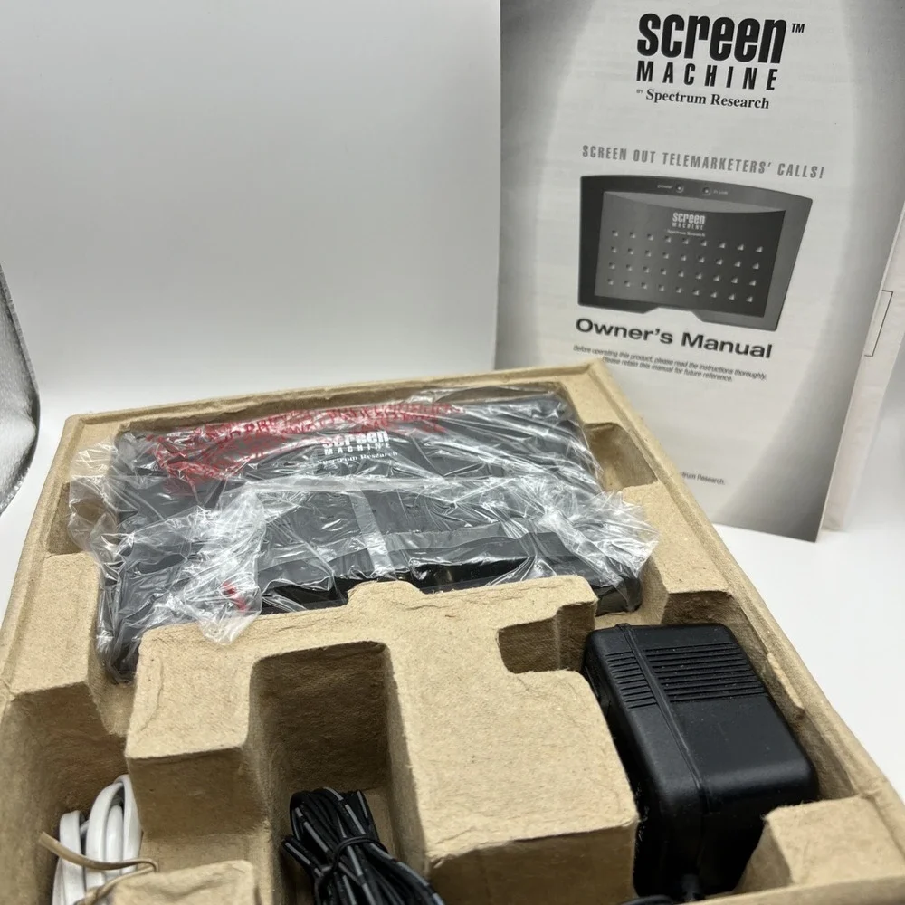 Spectrum Research Screen Machine telemarketer call blocking system